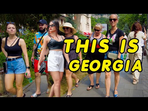 1 Day in Borjomi , Georgia❗️ Georgian People Surprised me❗️ #walking