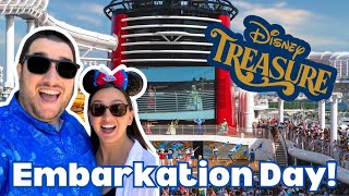Disney Treasure Embarkation Day | 7-Night Disney Cruise to the Eastern Caribbean – Adventure Begins!