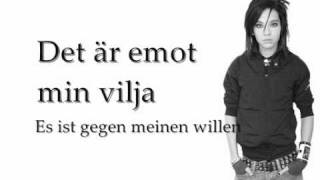 gegen meinen willen - Tokio Hotel ( swedish &amp; german sub )