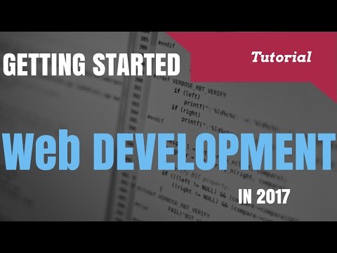 Web Development in 2017 - Getting Started Guide