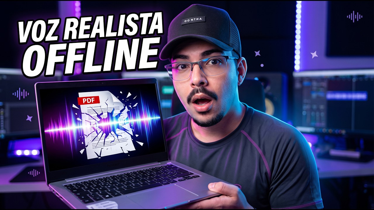 Como Transformar PDF e Texto em Áudio com IA Realista (OFFLINE)