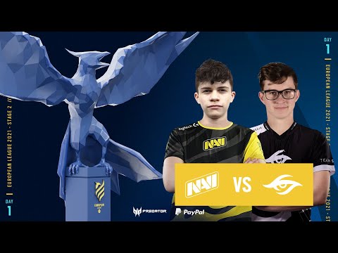 NA'VI vs TEAM SECRET // Rainbow Six European League 2021 - Stage 2 - Playday #1