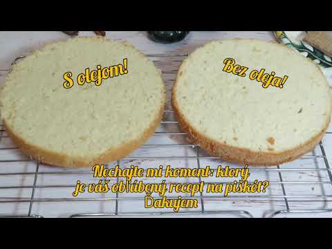 Najlepší nadýchaný recept na tortový korpus piškót. Ako pripraviť piškótové cesto na tortu/dort