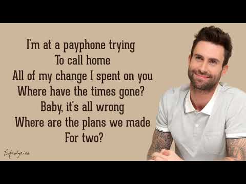 Payphone -  Maroon 5 ft  Wiz Khalifa (Lyrics) 🎵