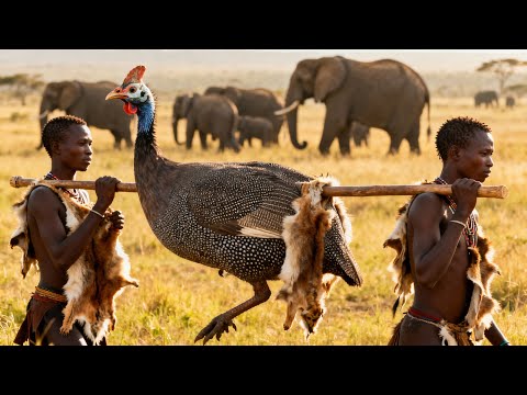 Hadzabe Tribe Successfully Hunt | Catch and Cook