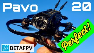 Betafpv Pavo 20 / Best Small DJI 03 Cinewhoop / setup / fly with analog vtx / fly with dji 03