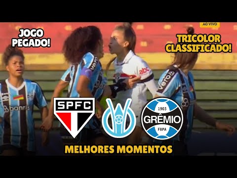 Gols e lances de São Paulo x Grêmio