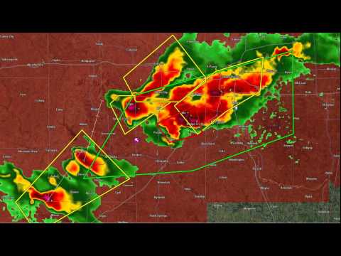 Oklahoma City Area Tornado Warnings, Radar, Satellite 5/6