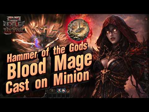 Path of Exile 2 | สร้างบิวด์ Blood Mage Hammer of the Gods ร่ายเมื่อมิเนียน จะเป็นยังไง?