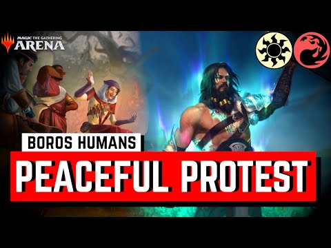 AGGRESSIVE KINDNESS! Boros Aggro Rally the Ranks Outlaws' Merriment MTG Arena