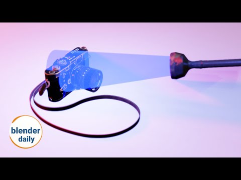 X-ray, material swap by proximity | blender geonodes fields daily, tip 29