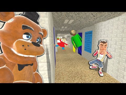 BALDI'S BASICS HIDE AND SEEK OF TERROR! - Garry's Mod Gameplay - Gmod Multiplayer Survival