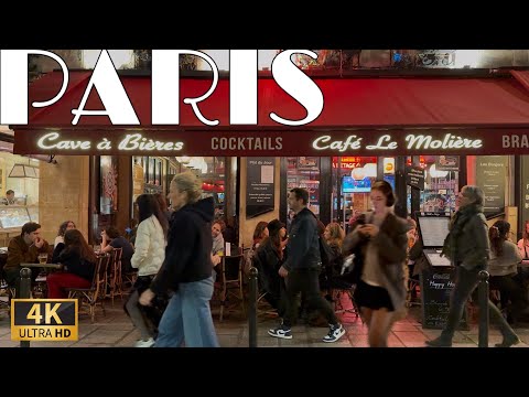 [🇫🇷Paris France 4K 120FPS Walking Tour] Paris Autumn Evening Walk 16/OCTOBER/2025