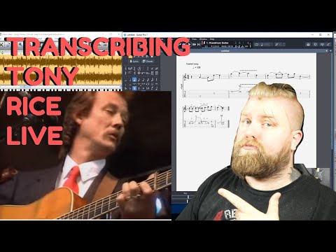 Live Transcribing - Tony Rice Bluegrass Soloing
