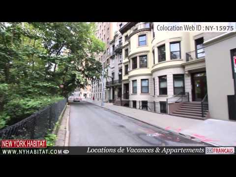 Visite guidée d'un appartement T3 en colocation dans l'Upper West Side, Manhattan