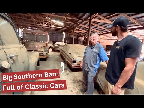 Unbelievable Discovery in Georgia! 30 Classic Cars Found in Massive Abandoned Barn!
