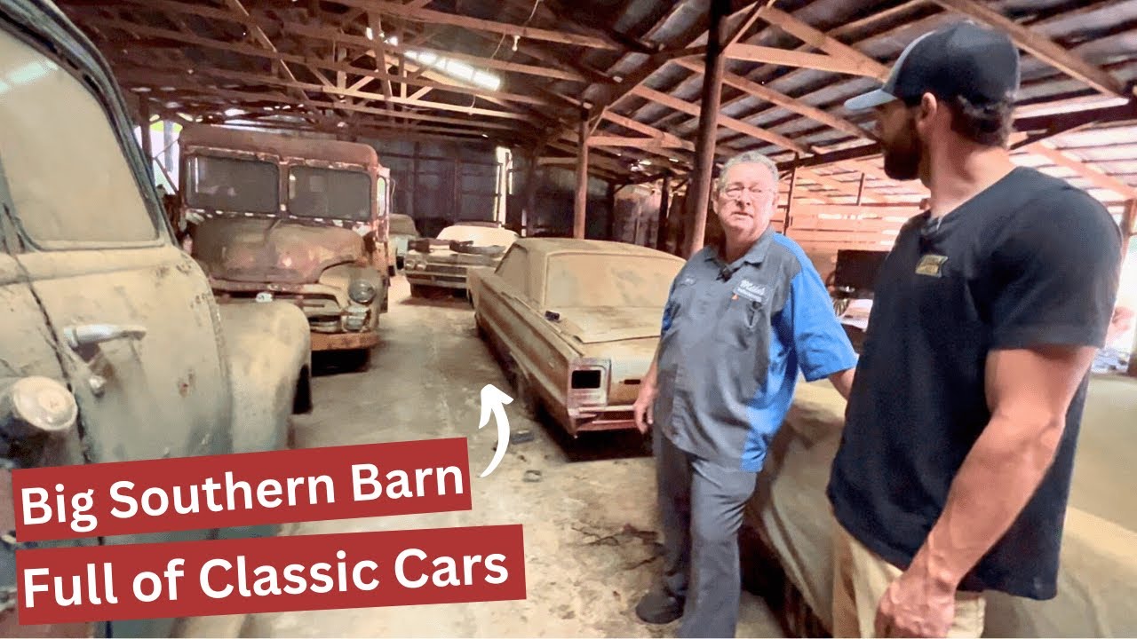 Unbelievable Discovery in Georgia! 30 Classic Cars Found in Massive Abandoned Barn!