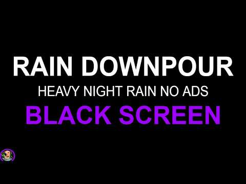 Very Heavy Rain For Sleeping, Rain On Glass Window, Relaxing Rain On Windows, Soothing Relaxation