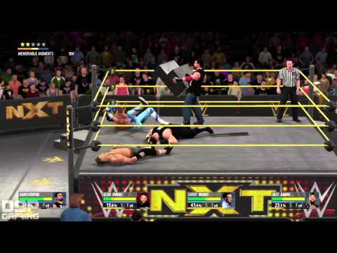 WWE2K16 My Career Mode pt16 - Fatal 4-Way: Owens/Woods/Amore/ME!