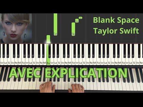 "Blank Space" de Taylor Swift - comment jouer au piano sans connaitre le solfège, piano tutoriel