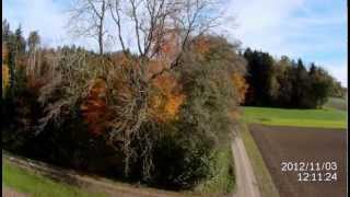 preview picture of video 'Häuslenen  oberhalb Frauenfeld, windiges Wetter 03.11.2012  ca 11:00UHR'