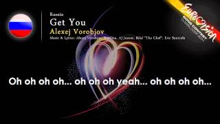 Alexej Vorobjov &#39;Get You&#39; Russia   ESC 2011   onscreen lyrics