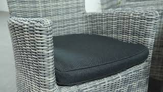 Garden Impressions Costa tuinstoelen set van 6 wicker met kussen | Boender Outdoor