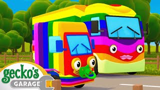 Rainbow Baby Truck Where Are You? | Baby Truck | Gecko's Garage | Kids Songs