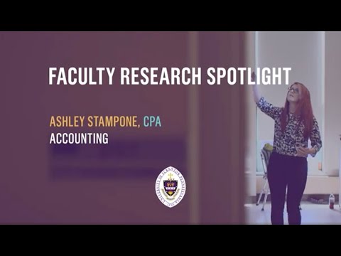 Faculty Spotlight: Ashley Stampone, CPA