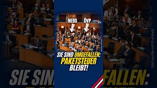 DIE NAGELPROBE! Wie ÖVP und NEOS über die Paketsteuer abstimmten