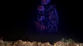 Capodanno a Padova, la danza dei droni nel cielo allo scoccare della mezzanotte: il video