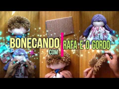 Bonecando, com a Rafa e o Gordo