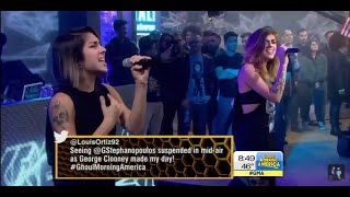Krewella performs &quot;Live for the night&quot; on Good Morning America 2013