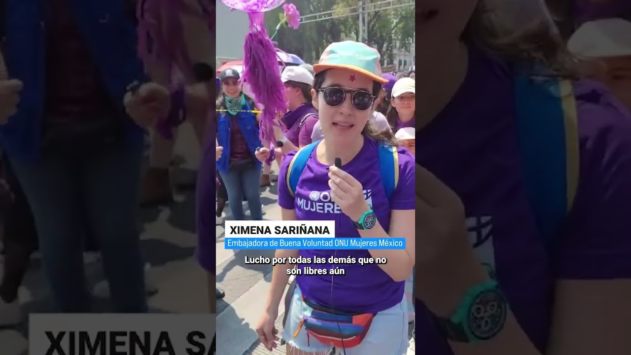 ONU México acompaña la marcha del 8M