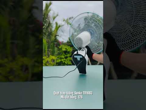 Quạt treo tường Senko TR1683 47W có remote điều khiển từ xa