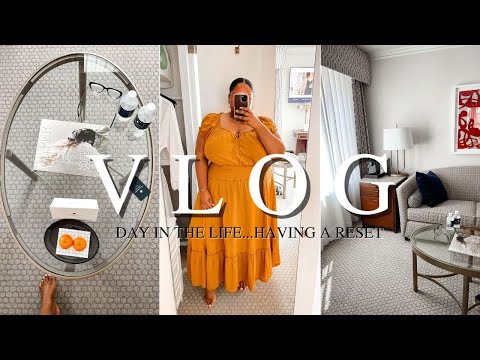 My First Staycation in Over 4 YEARS!! | Day In The Life & Refresh Routine | FROM HEAD TO CURVE