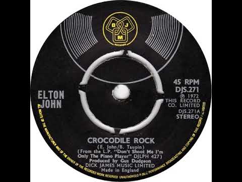 UK New Entry 1972 (210) Elton John - Crocodile Rock