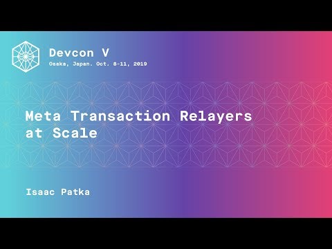 Meta Transaction Relayers at Scale preview