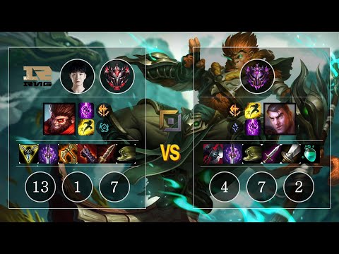 RNG Langx Wukong vs Jayce Top - KR GrandMaster Patch 10.10