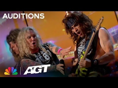 AGTs Rock Revolution Steel Panther Owns The Stage with Eyes of A Panther  Auditions  AGT 2023