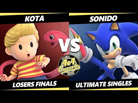 4o4 Smash Night 20 Losers Finals - Kota (Lucas) Vs. Sonido (Sonic) - SSBU Ultimate Tournament