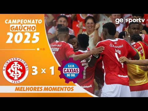 Gols e lances de Internacional x Caxias