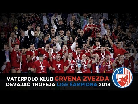 Vaterpolo klub Crvena zvezda osvajac Evropske Lige Sampiona 2012 2013