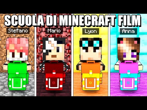 TUTTA LA SCUOLA DI MINECRAFT IN UN SOLO VIDEO! *FILM*