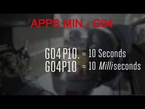 Haas Apps Minute - Correctly Formatting G04