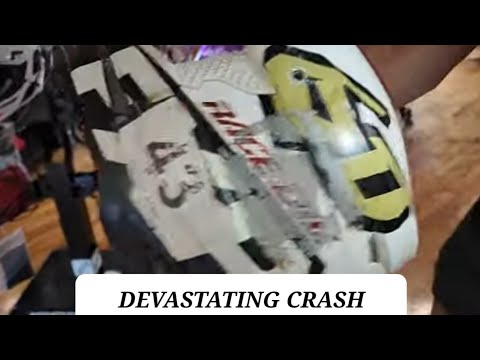 SMASHED 6D SAVES GRADY HALL J-DAY CHAMPIONSHIP LEADER IN MASSIVE CRASH, WALKS AWAY UNSCATHED