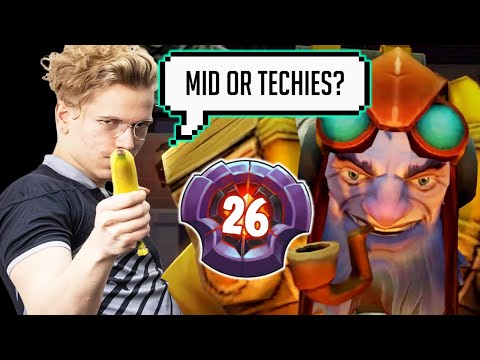 Mid or Techies? - Topson trolling TINKER SPAMMER in pubs DOTA 2