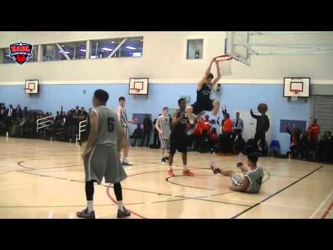 Gedi Juozapaitis Finishes Nasty Dunk And-1! City of London Academy vs Copleston High School