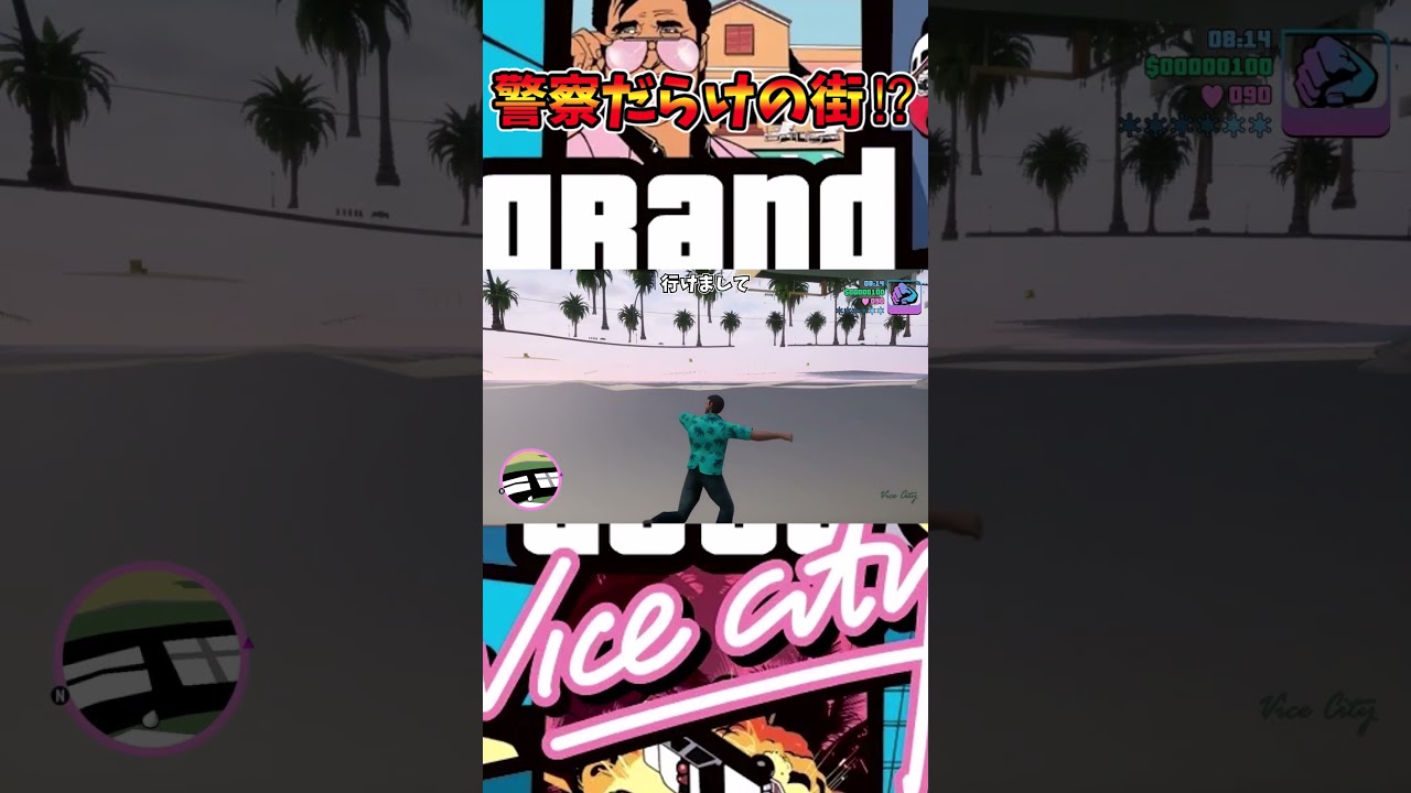 警察だらけの街⁉ #gta