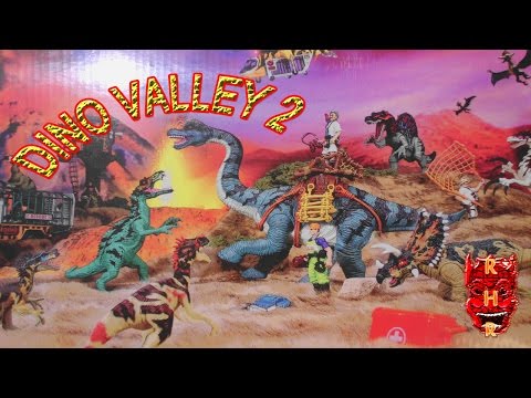 (Dino-Valley 2) Giant Brachiosaurus Playset Review / Look